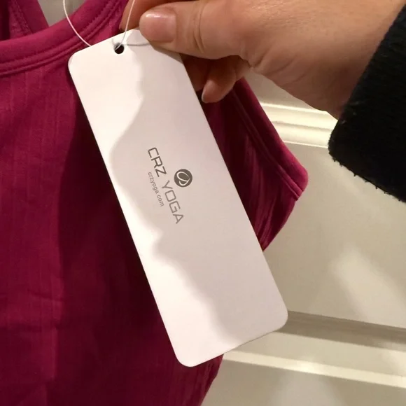 SALE PENDING - CRZYOGA tank top - built in bra - worn once - Picture 6 of 6